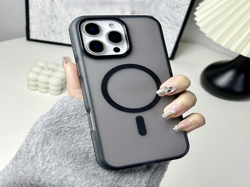 Matte Heavy Shield Hybrid 2 in 1 clear phone case with TPE bumpers-Green case-HZY0013-PDMSCX