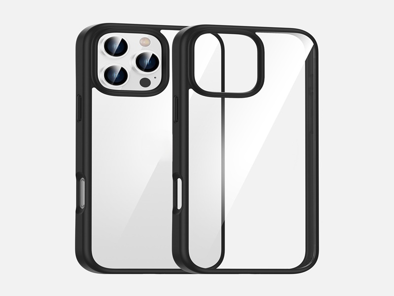Heavy Shield Hybrid 2 in 1 clear phone case-Green case-HZY0010-LH