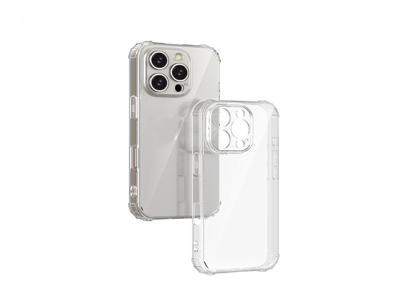 4 corners Airbag Transparent Clear phone case-Green case-BDS0005-JSFS
