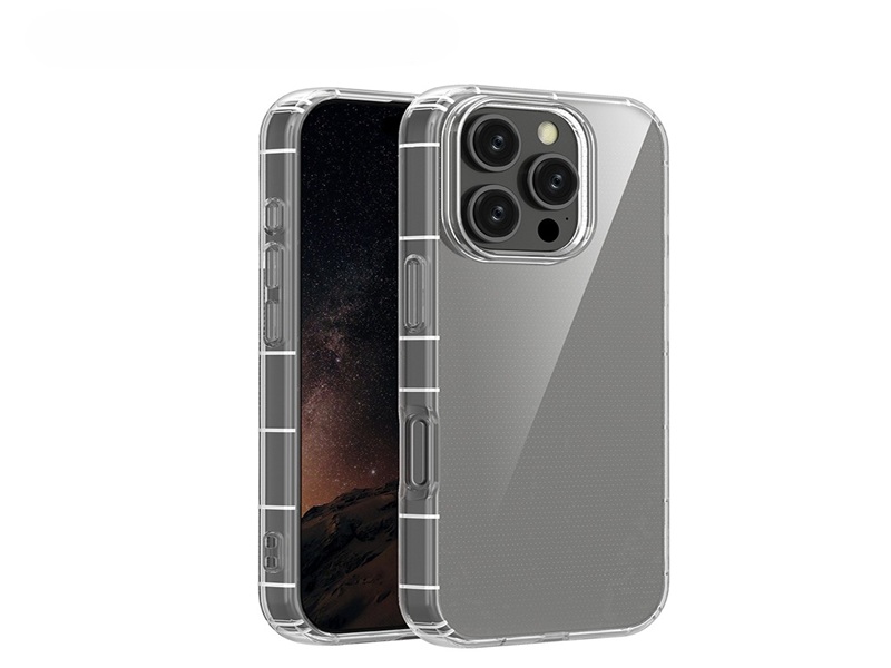 Inner airbag side Transparent Clear phone case-Green case-BDS0004-QD