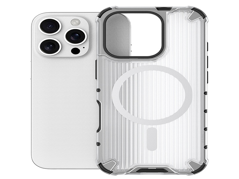 Hybrid 2 in 1 Anti-fingerprint Megnet phone case-Greencase-XD0005-GS