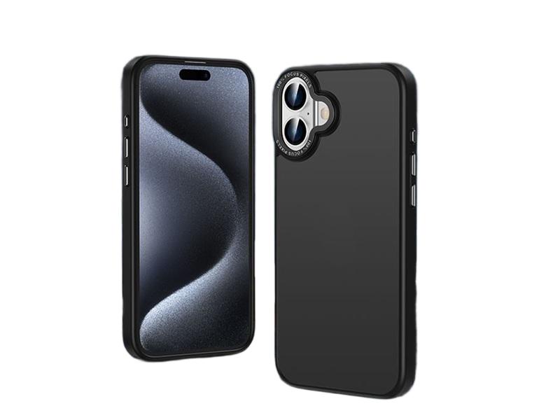Matte Hybrid 2 in 1 with metal camera frame smart phone case-Green case-HZY0016-YD
