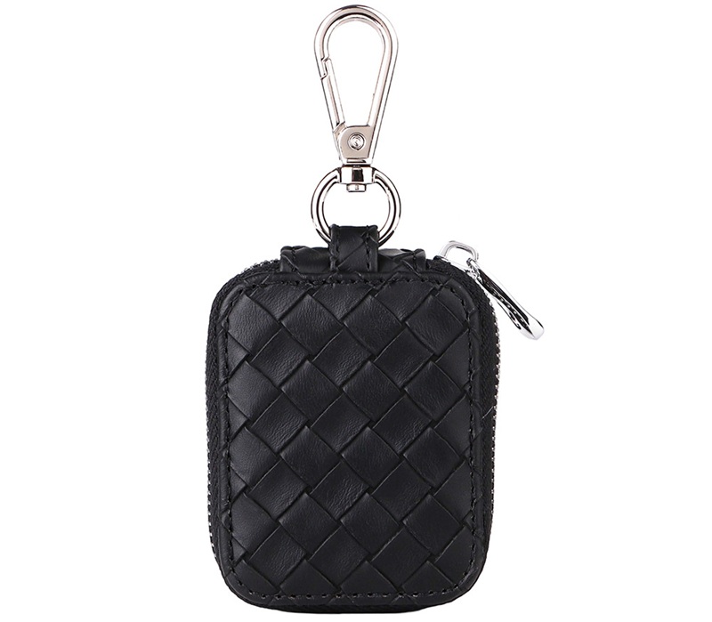 Debossed PU leather airpod bag-Green case-WDEJ0007