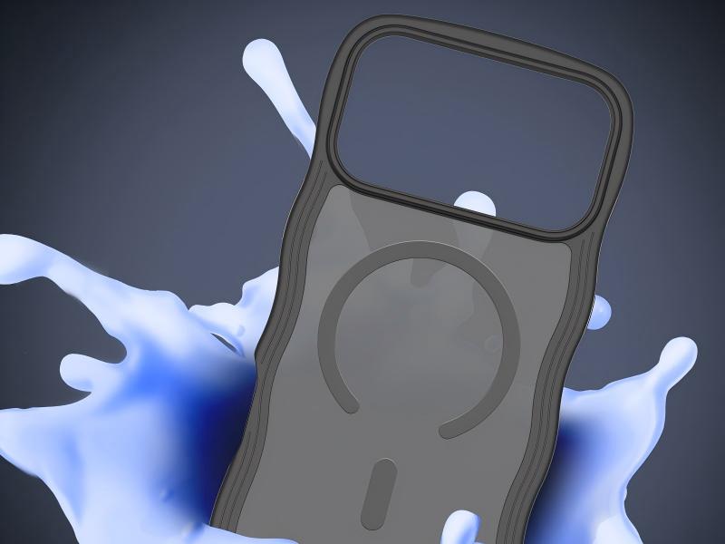 Wave Hybrid 2 in 1 phone case with magnet-Green case-SF0003-BLCX