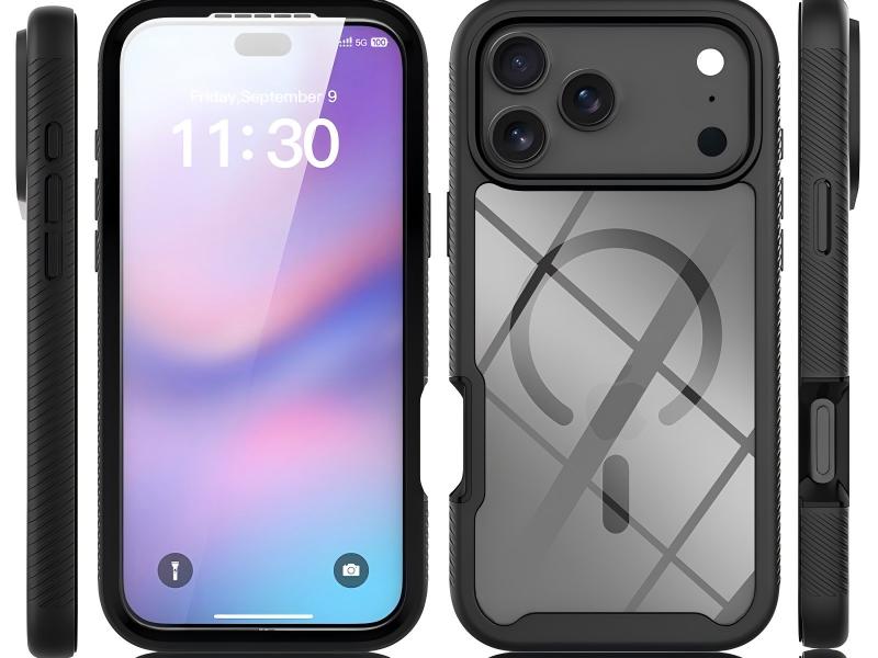 Heavy duty detachable hybrid phone case with 360° protection-Green case-SF0022-XKCX