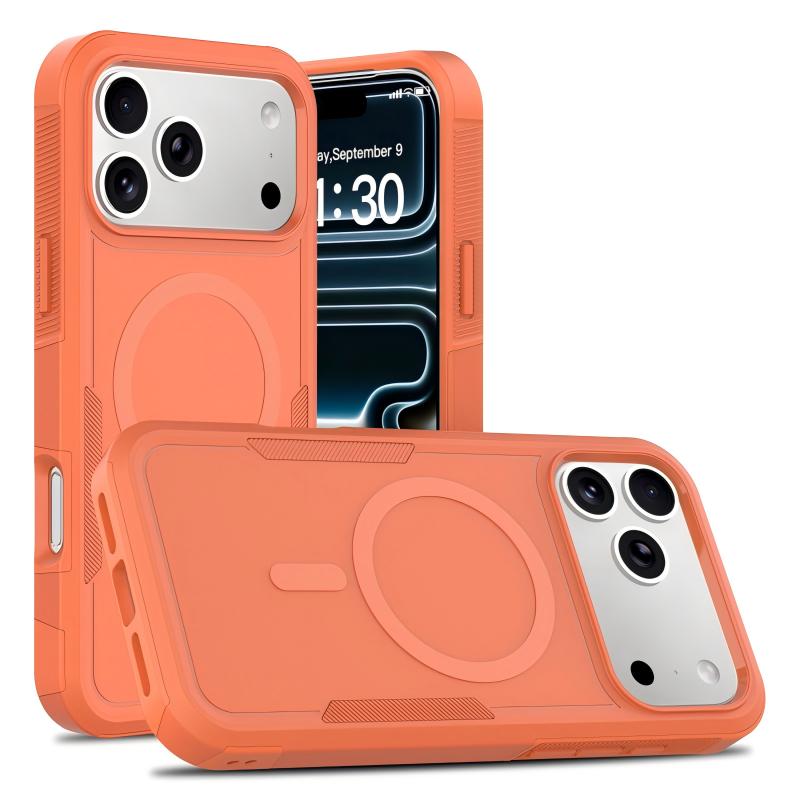 Heavy duty detachable hybrid phone case with magnet-Green case-SF0020-QHCX